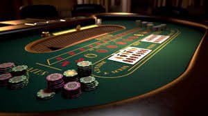 Hasil permainan Casino Hold'em ditampilkan di layar betlike
